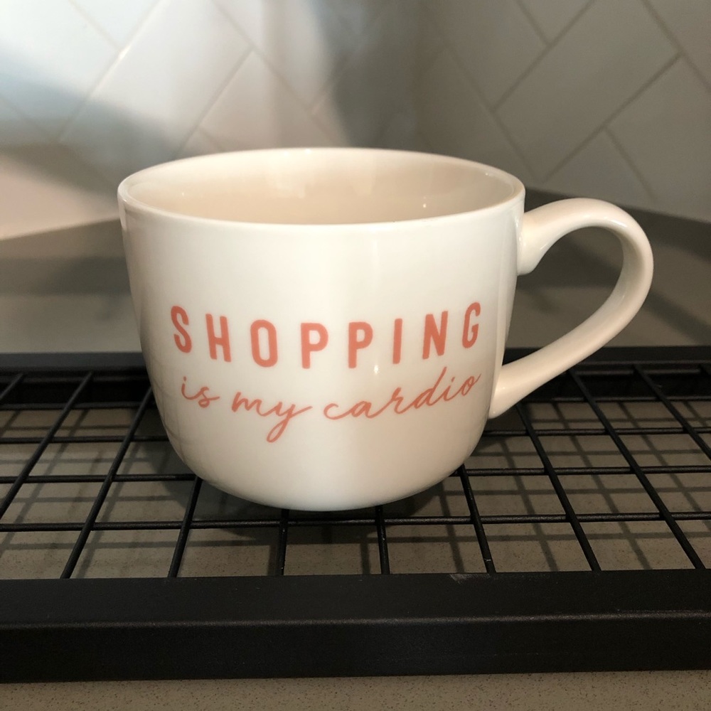 Opalhouse SHOPPING IS MY CARDIO mug